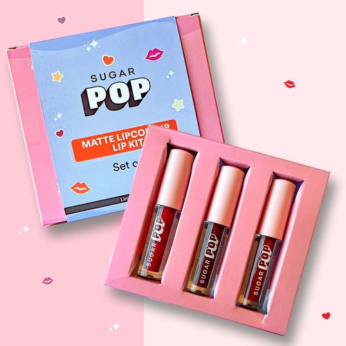 Matte Lipcolour Set of 3 (+free gift box)