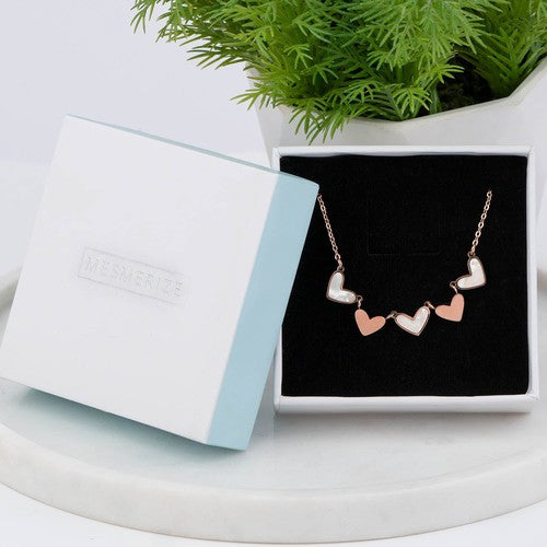 Mini Hearts Reversible Necklace (GWP)