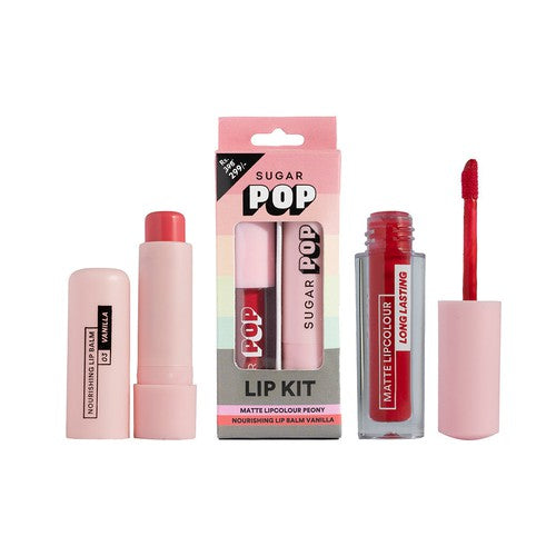 Peony Matte Lipcolour + Vanilla Lip Balm (GWP)