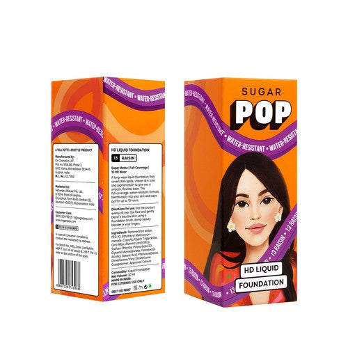 SUGAR POP HD Liquid Foundation 13 Raisin