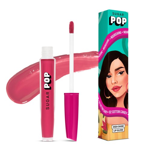SUGAR POP High Shine Lip Gloss - 02 Cotton Candy