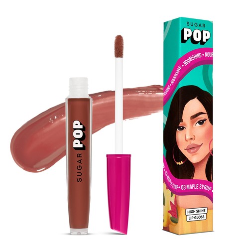SUGAR POP High Shine Lip Gloss - 03 Maple Syrup