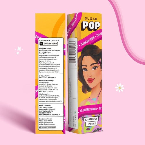 SUGAR POP Kissproof Lipstick 10 Cherry Bomb (199)
