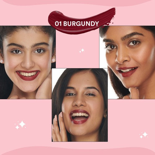 SUGAR POP Liquid Lipstick - 01 Burgundy