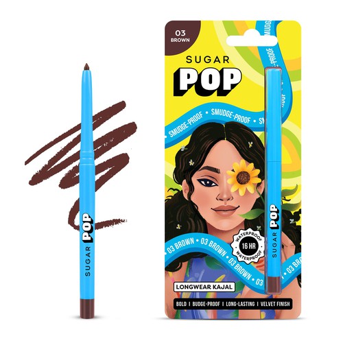 SUGAR POP Longwear Kajal- 03 Brown