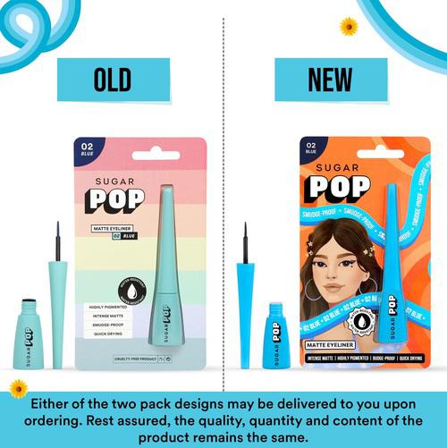 SUGAR POP Matte Eyeliner - 02 Blue