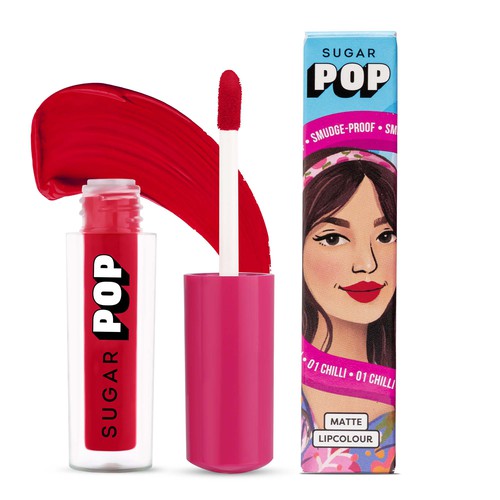 SUGAR POP Matte Lipcolour - 01 Chilli