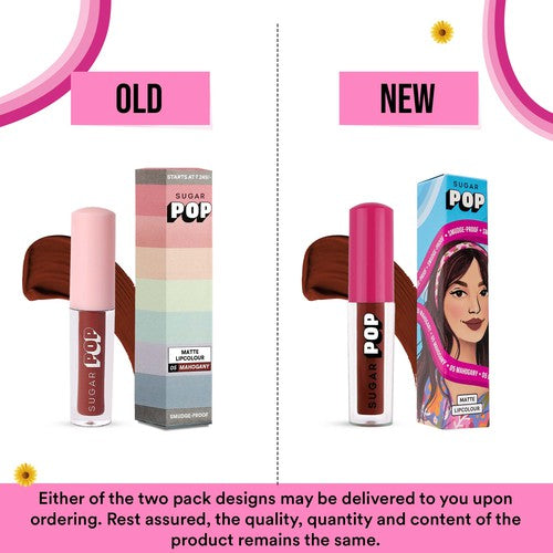 SUGAR POP Matte Lipcolour - 05 Mahogany