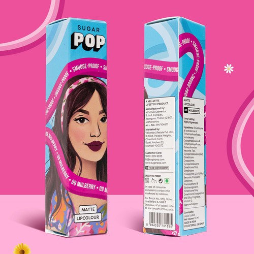 SUGAR POP Matte Lipcolour - 09 Mulberry
