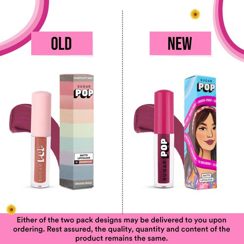 SUGAR POP Matte Lipcolour - 10 Rosewood
