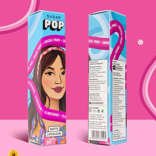 SUGAR POP Matte Lipcolour - 10 Rosewood