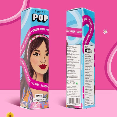 SUGAR POP Matte Lipcolour - 11 Ruby