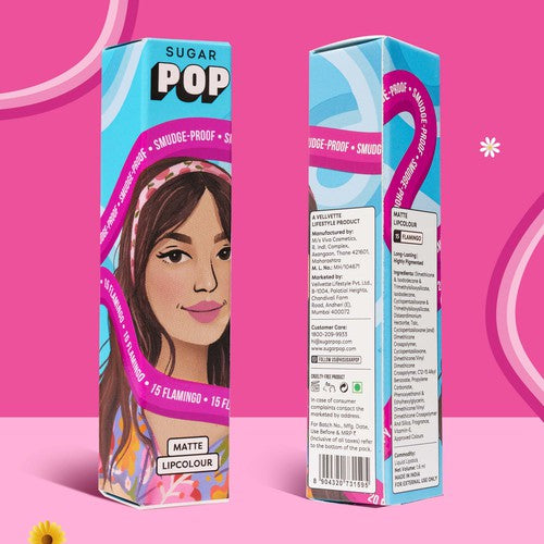 SUGAR POP Matte Lipcolour - 15 Flamingo