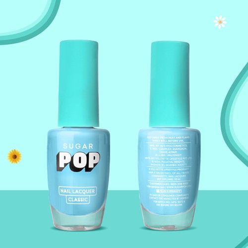 SUGAR POP Nail Lacquer 03 Aqua Babe