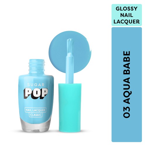 SUGAR POP Nail Lacquer 03 Aqua Babe