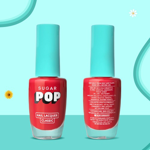 SUGAR POP Nail Lacquer 13 Red Alert