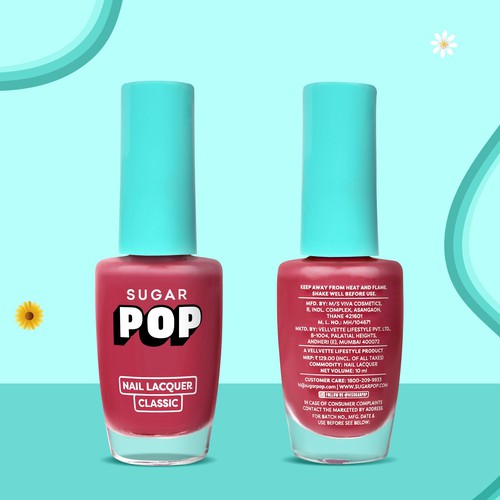 SUGAR POP Nail Lacquer 44 Rosy Bloom