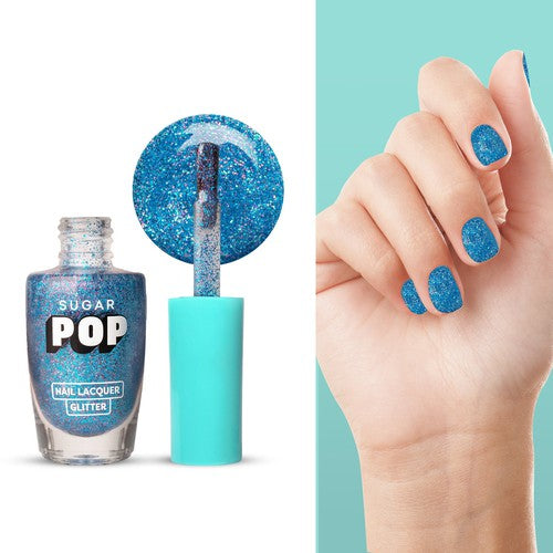SUGAR POP Nail Lacquer Glitter 07 Ocean Sparkle