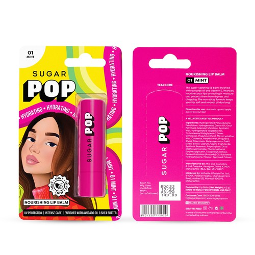 SUGAR POP Nourishing Lip Balm - 01 Mint