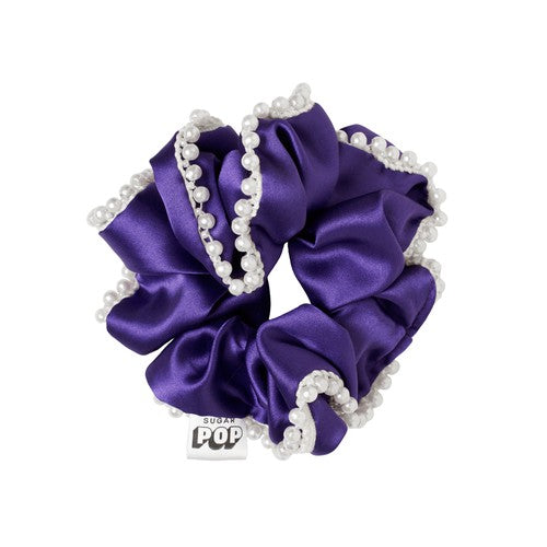 SUGAR POP Pearl Scrunchie Violet