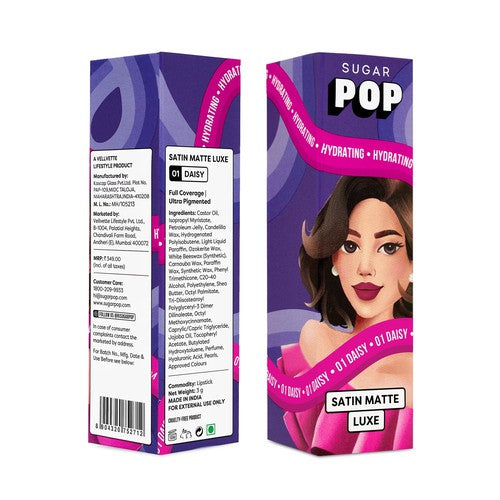 SUGAR POP Satin Matte Luxe 01 Daisy
