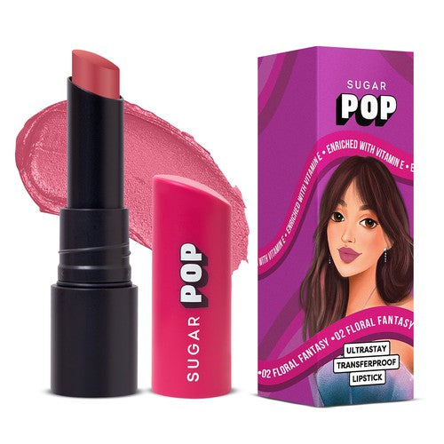 SUGAR POP Ultrastay Transferproof Lipstick 02 Floral Fantasy