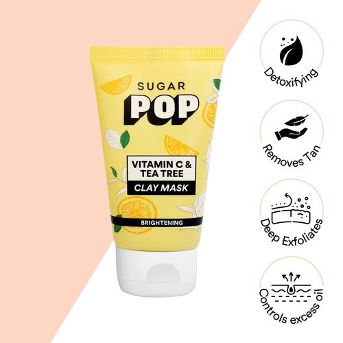 SUGAR POP Vitamin C & Tea Tree Clay Mask