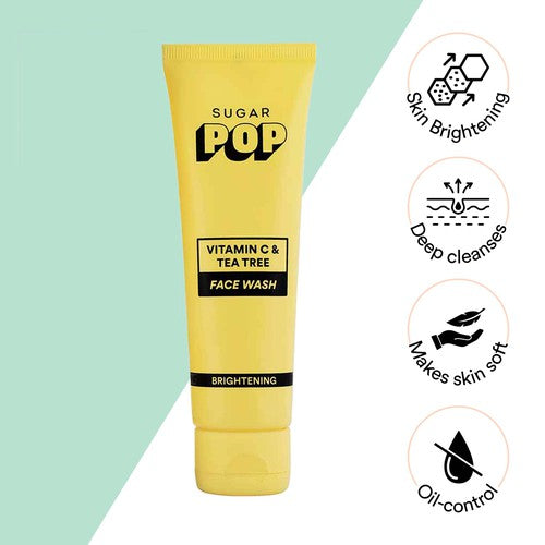 SUGAR POP Vitamin C & Tea Tree Facewash