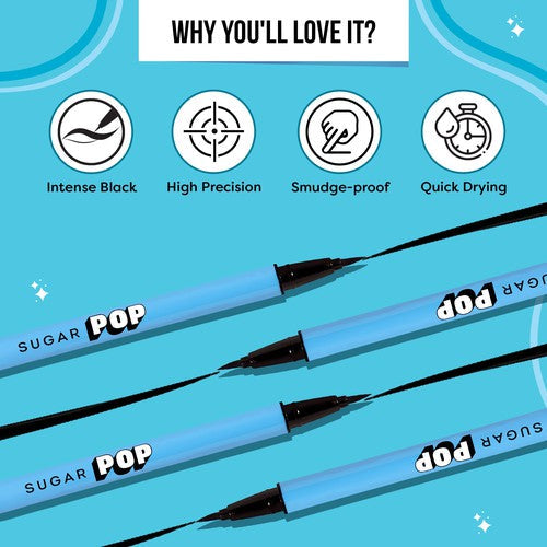 SUGAR POP Waterproof Eyeliner - Black
