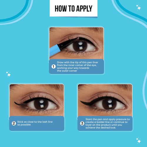 SUGAR POP Waterproof Eyeliner - Black