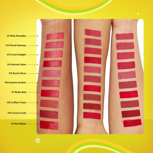 Set of 5 Ultrastay Transferproof Lipstick