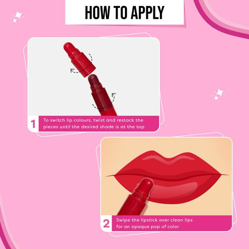 SUGAR POP 4 in 1 Lip Twist 02 Rouge Delight