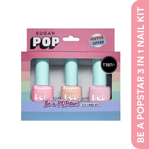 SUGAR POP BE A POPSTAR 3 in 1 Nail Kit