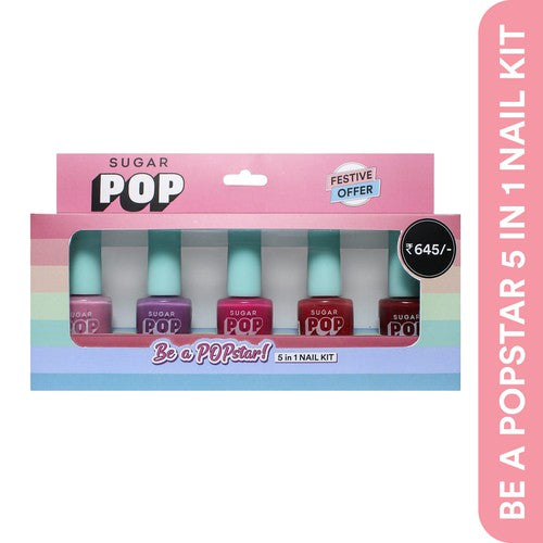 SUGAR POP BE A POPSTAR 5 in 1 Nail Kit