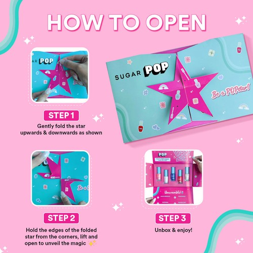 SUGAR POP Be a POPstar Nail Kit - Box