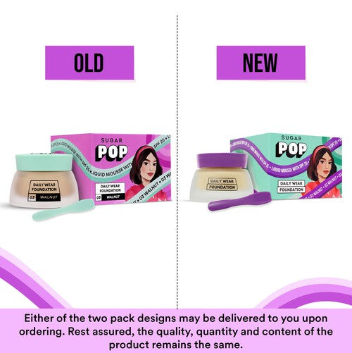 SUGAR POP Daily Wear Foundation - 03 Walnut