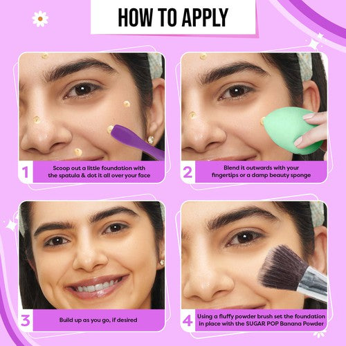 SUGAR POP Daily Wear Foundation - 04 Peanut