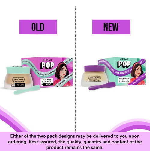 SUGAR POP Daily Wear Foundation - 04 Peanut