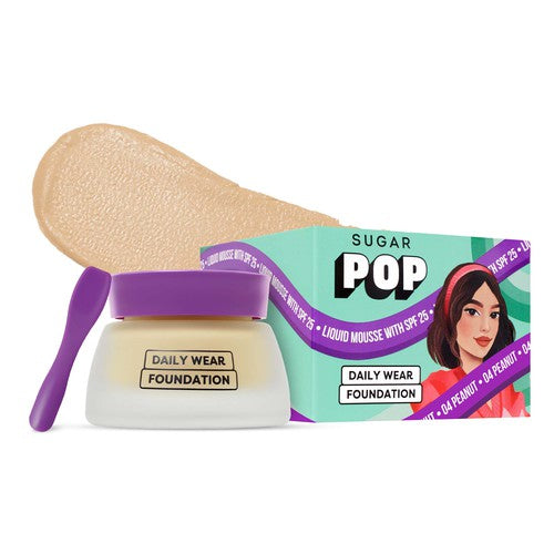 SUGAR POP Daily Wear Foundation - 04 Peanut