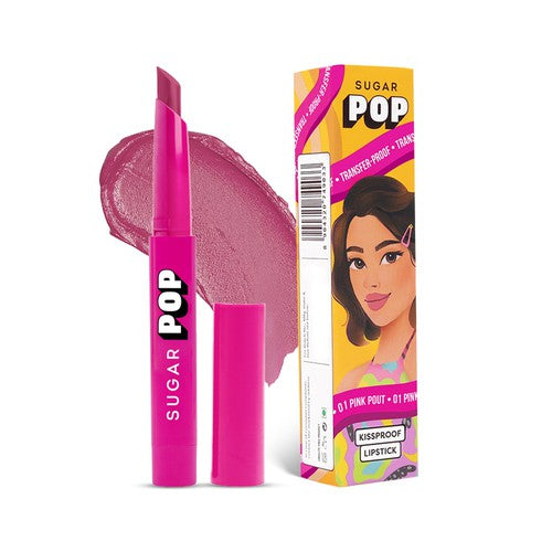 SUGAR POP Kissproof Lipstick 01 Pink Pout (199)