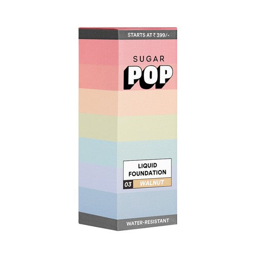 SUGAR POP Liquid Foundation 03 Walnut