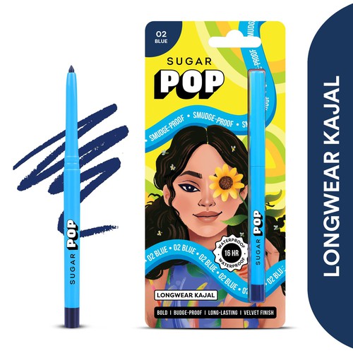 SUGAR POP Longwear Kajal- 02 Blue (GWP)