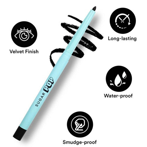 SUGAR POP Longwear Kajal - Set of 2 (Black + Blue)