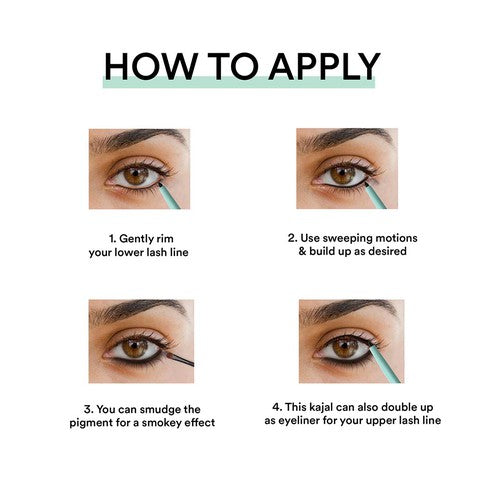 SUGAR POP Longwear Kajal - Set of 3 (Black)