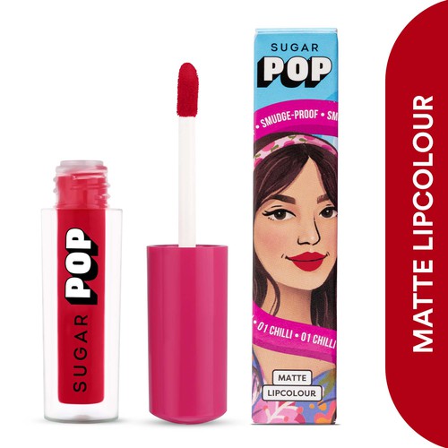 SUGAR POP Matte Lipcolour - 01 Chilli