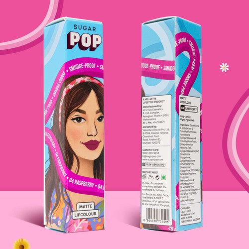 SUGAR POP Matte Lipcolour - 04 Raspberry