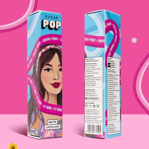 SUGAR POP Matte Lipcolour - 07 Wine