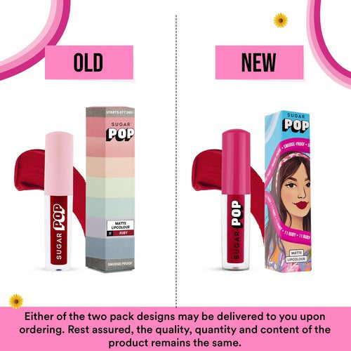 SUGAR POP Matte Lipcolour - 11 Ruby