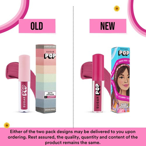 SUGAR POP Matte Lipcolour - 15 Flamingo