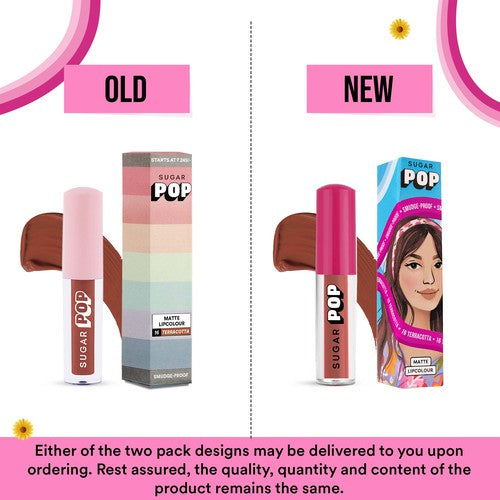 SUGAR POP Matte Lipcolour - 16 Terracotta
